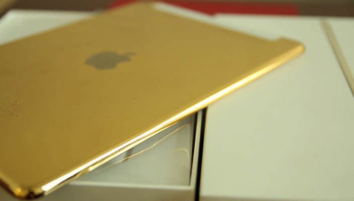 Золотой Apple iPad Air 2 от ювелирного дома Karalux