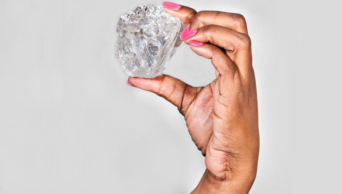 В Ботсване нашли самый большой алмаз за последние 100 лет