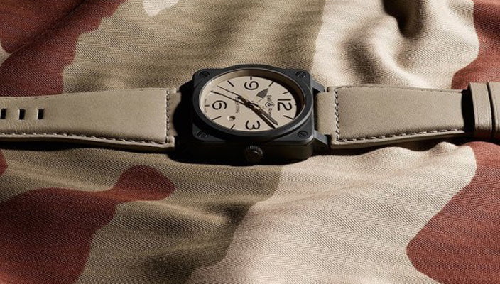 Новые швейцарские армейские часы Bell & Ross Desert Type