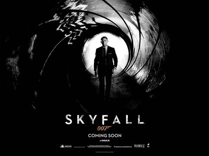 Постер «007: Координаты „Скайфолл“» (Skyfall), 2012 год
