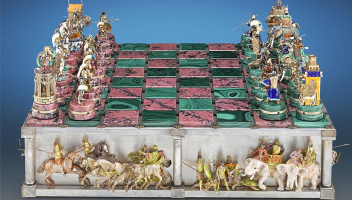 Антикварные шахматы от M. S. Rau Antiques