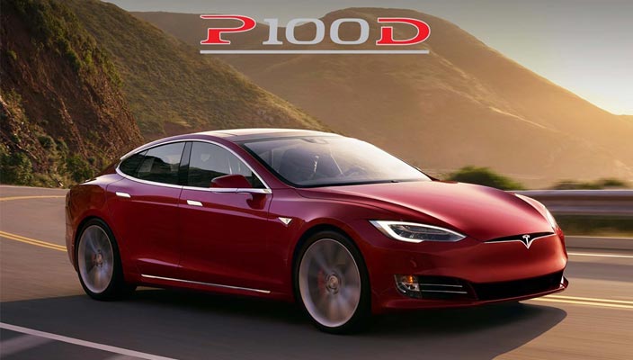 Самый быстрый электромобиль в мире Tesla Model S P100D