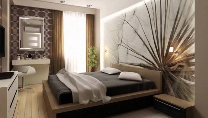 Фотообои в спальне