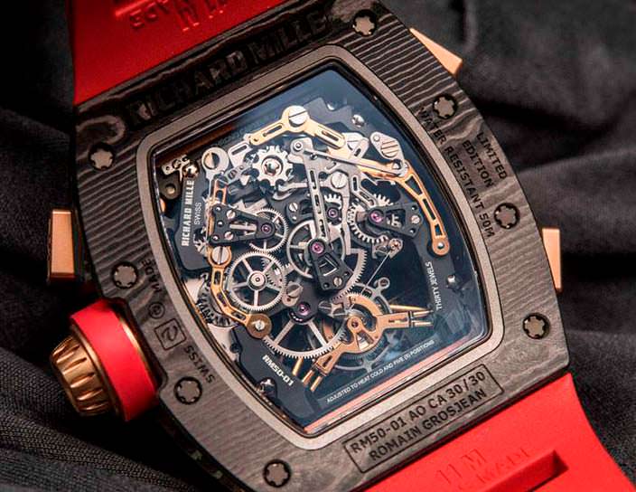 Часы-скелетоны Richard Mille RM 50-01 G-Sensor