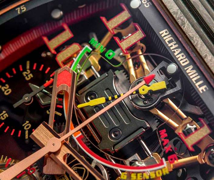 Часовой механизм Richard Mille RM 50-01 G-Sensor
