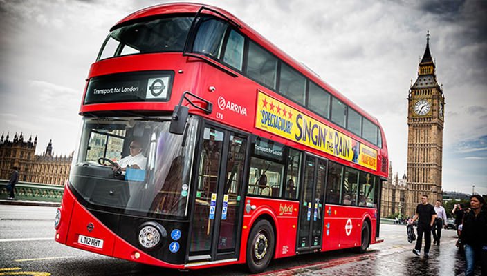 Лондонский двухэтажный автобус