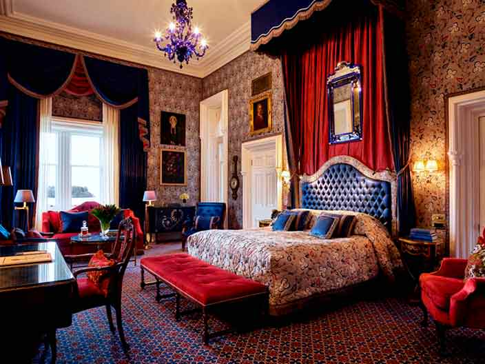 Номер отеля-замка Ashford Castle в Северной Ирландии