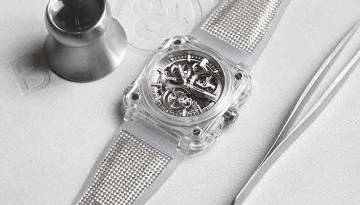 Новые сапфировые часы с турбийоном Bell & Ross | фото, цена