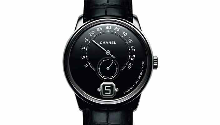 Платиновые мужские часы Chanel Monsieur | цена, инфо