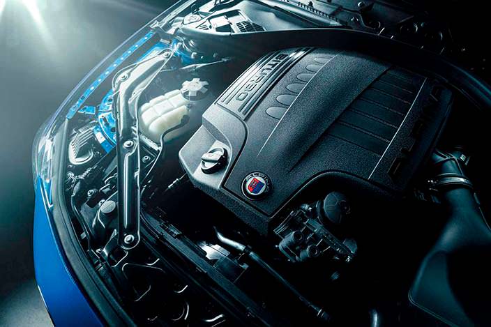 Битурбо двигатель BMW Alpina B4 S