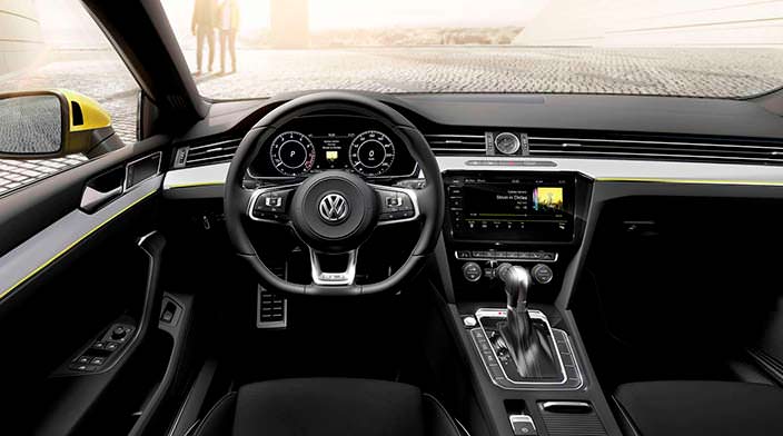 Интерьер VW Arteon как у Passat B8