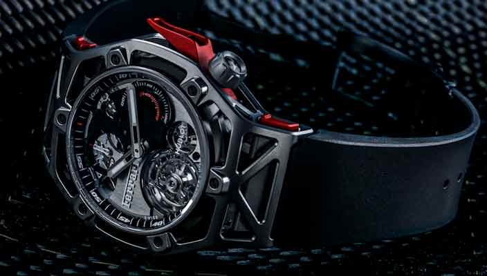 Hublot показал часы Ferrari Tourbillon в честь 70-летия