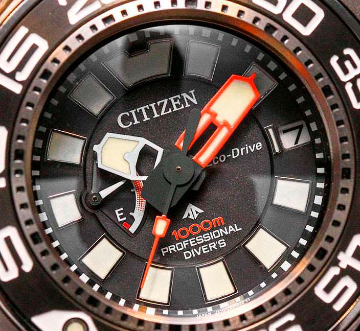 Часы для водолаза-подводника Citizen Eco-Drive Promaster