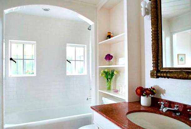 Фото | Дизайн ванной комнаты в доме Мэрилин Монро