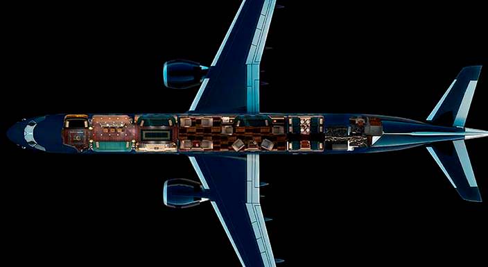 Manhattan: бизнес-джет в стиле арт-деко от Embraer