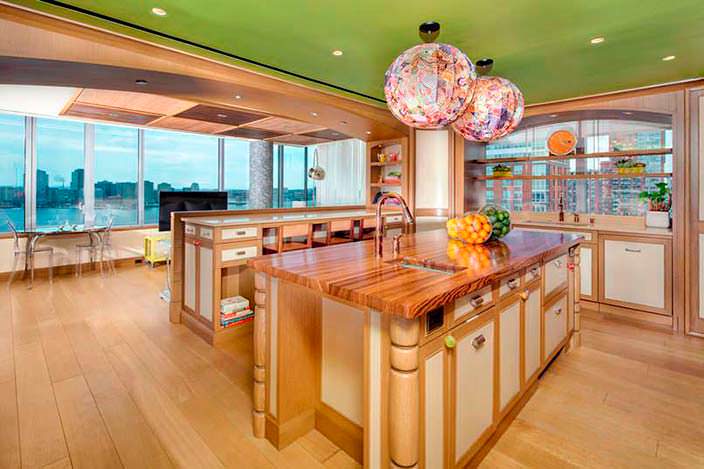 Фото | Дизайн кухни с панорамными окнами
