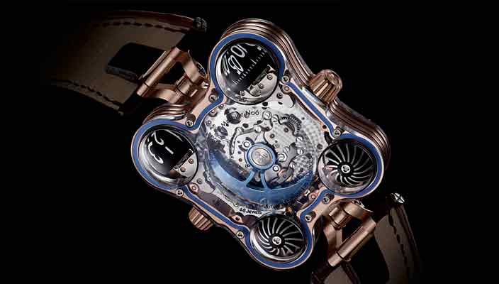 Сапфировые часы MB&F HM6 Sapphire Vision в деталях | цена