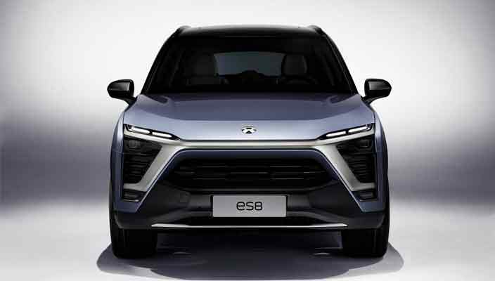 Семиместный электрокроссовер NIO ES8 официально | фото, видео