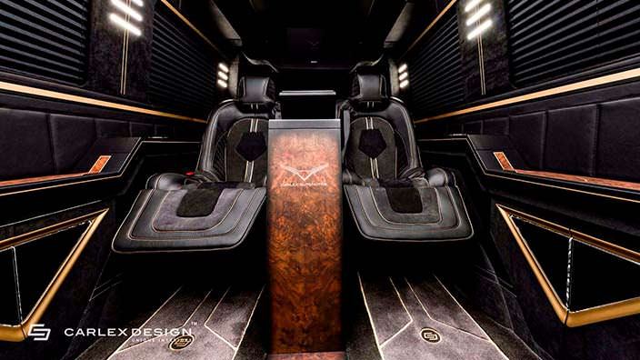 Кожаные сиденья в салон Mercedes Sprinter от Carlex Design