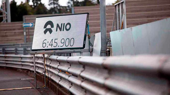 Nio EP9: Рекорд Нюрбургринга со временем 6 минут 45,90-секунд