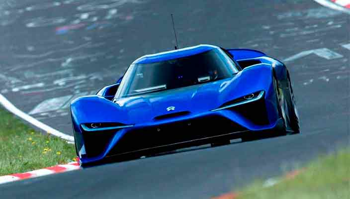 Китайский суперкар Nio EP9 установил рекорд Нюрбургринга