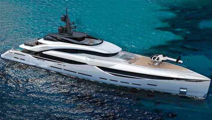 Итальянская верфь ISA Yachts построит 67-метровую яхту GT67
