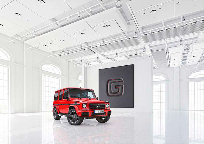 Фото | Красный Mercedes-Benz G-Class design manufaktur