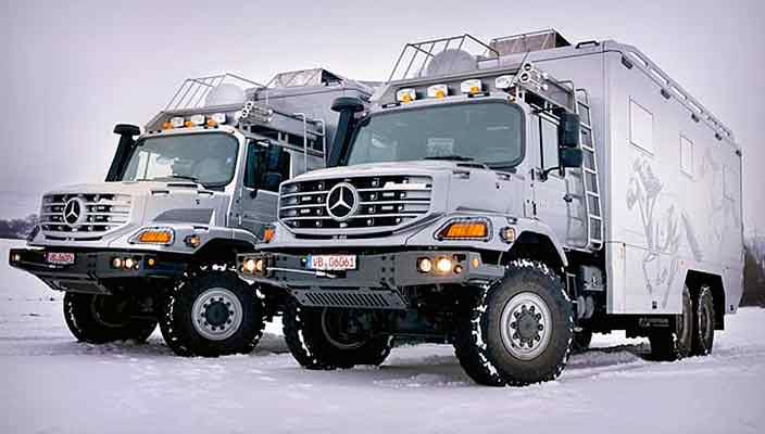 Mercedes-Benz Zestros 6x6: экспедиционный дом на колесах