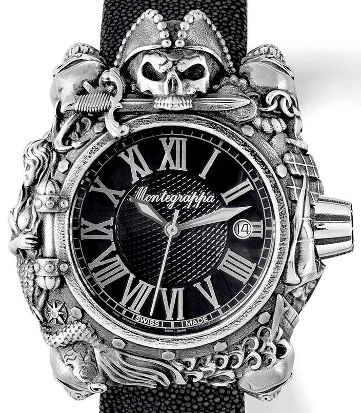 Серебряные часы Montegrappa Pirates: цена $4 200