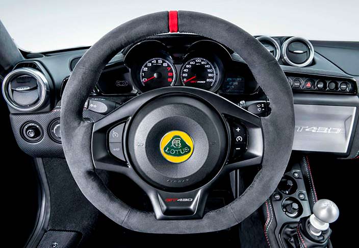 Спортивный руль Lotus Evora GT430