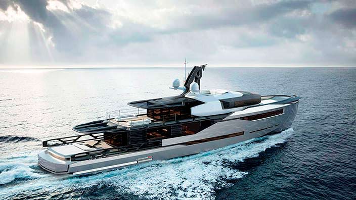 Фото | Яхта AEON 380 длиной 38,35 м. Концепт Scaro Design