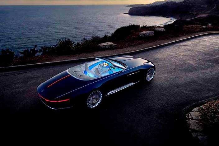 Электрический кабриолет Mercedes-Maybach 6 Concept