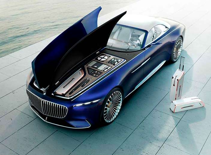 Капот крылья птицы Vision Mercedes-Maybach 6 Cabriolet Concept