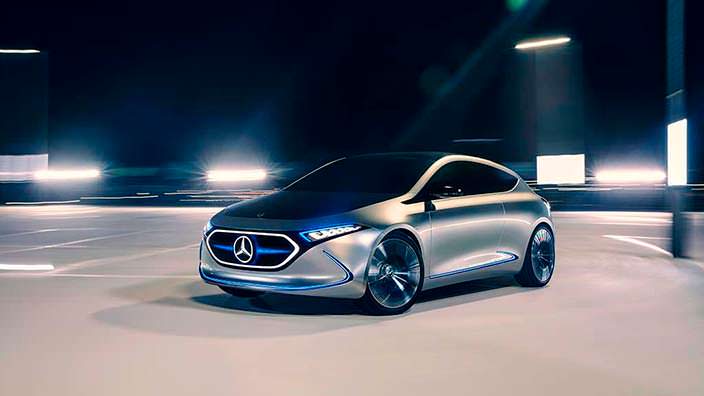 Компактный электрокар Mercedes EQ A Concept
