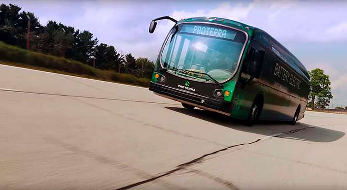 Элекроавтобус Proterra Catalyst E2 max длиной 12 метров