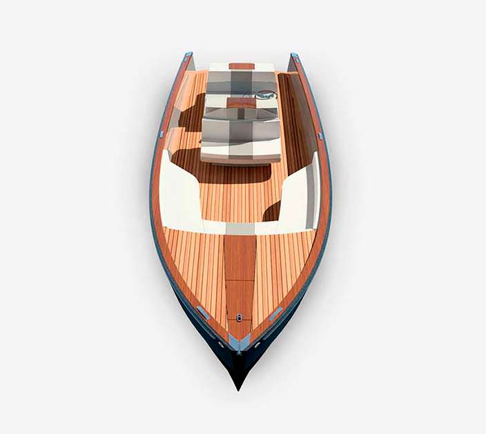 Дизайн катера Dasher от Hickley Yachts