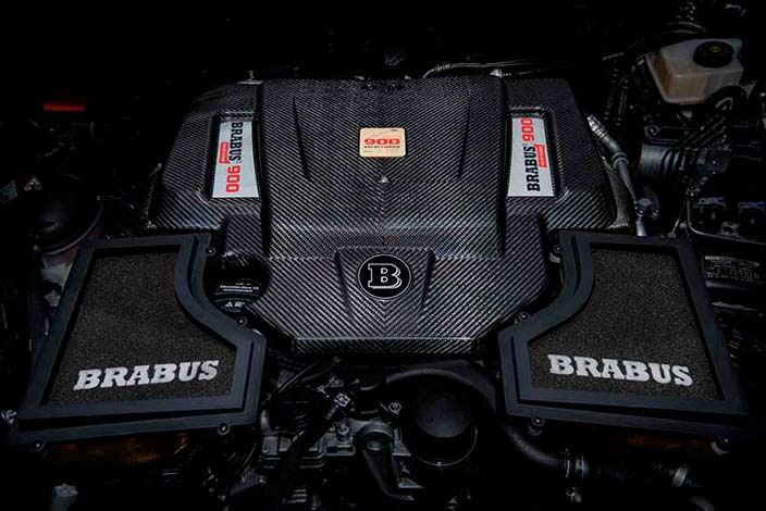 Двигатель V12 на 6,3-литра Mercedes-AMG G65 от Brabus