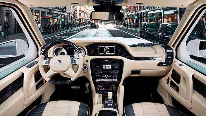Фото салона Ares X-Raid из Mercedes G-Class