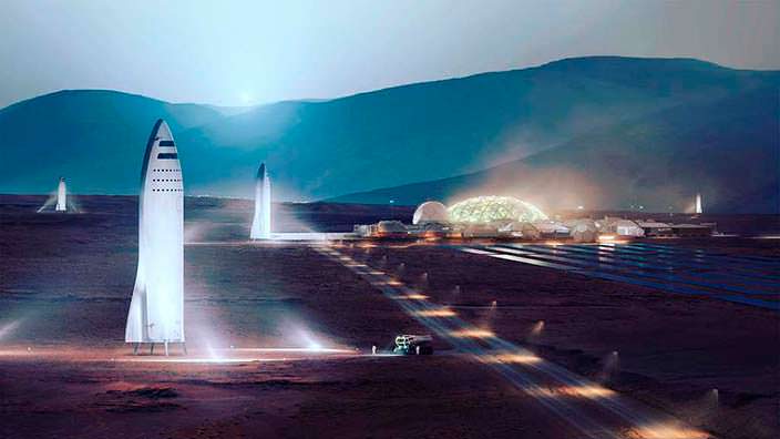 Илон Маск: Город на Марсе Martian City