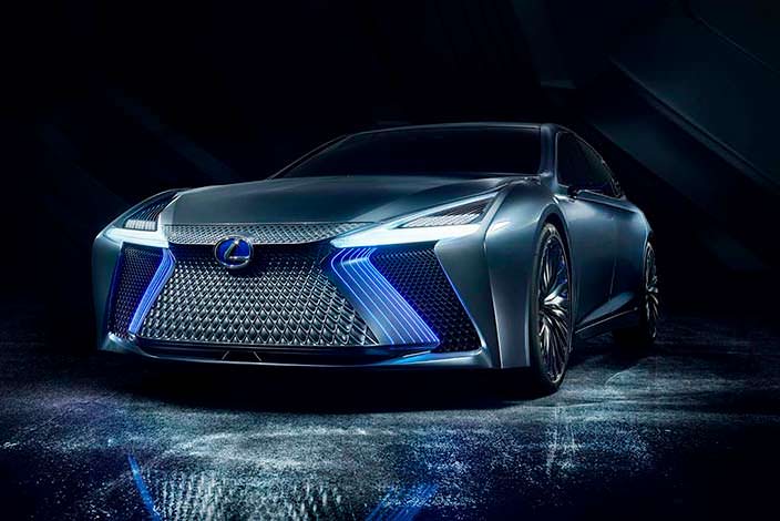 Lexus LS+ Concept. Агрессивная радиаторная решетка