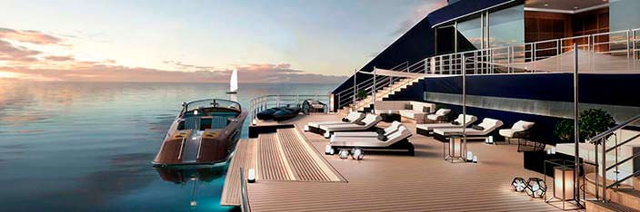 Круизный лайнер Ritz-Carlton Yacht Collection от Marriott-International