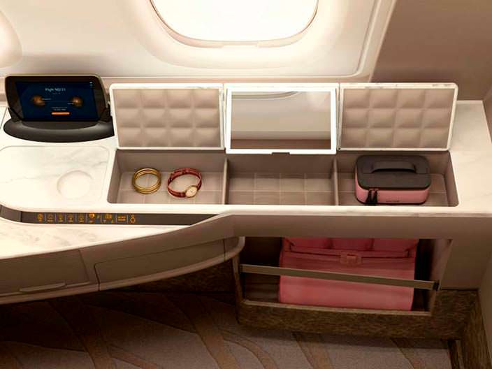 Дизайн люкса в бизнес-классе Airbus A380 от Singapore Airlines