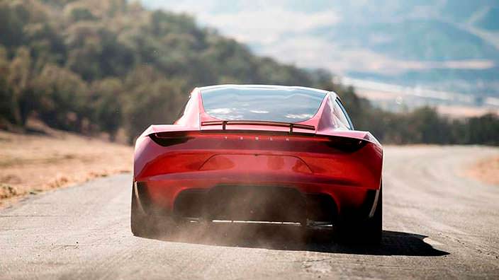 Электрический суперкар Tesla Roadster нового поколения