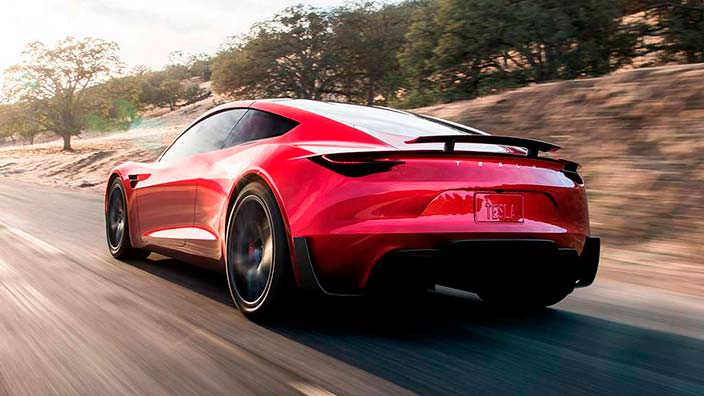 Электро-спорткар Tesla Roadster нового поколения