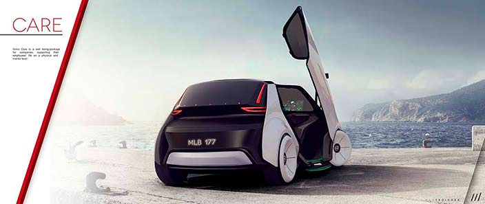 Компактный автомобиль будущего Volvo Care Concept