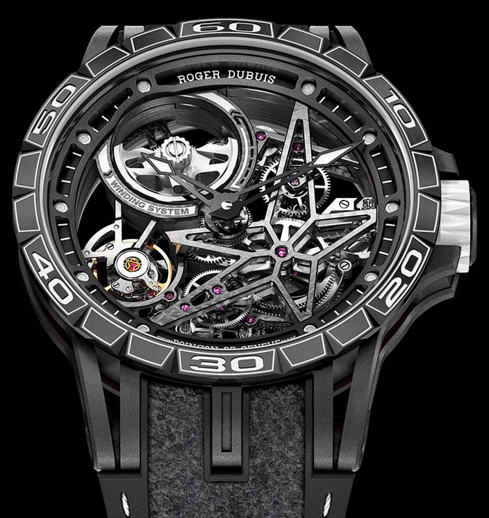 Часы Roger Dubuis Excalibur Spider Pirelli: цена $69 500