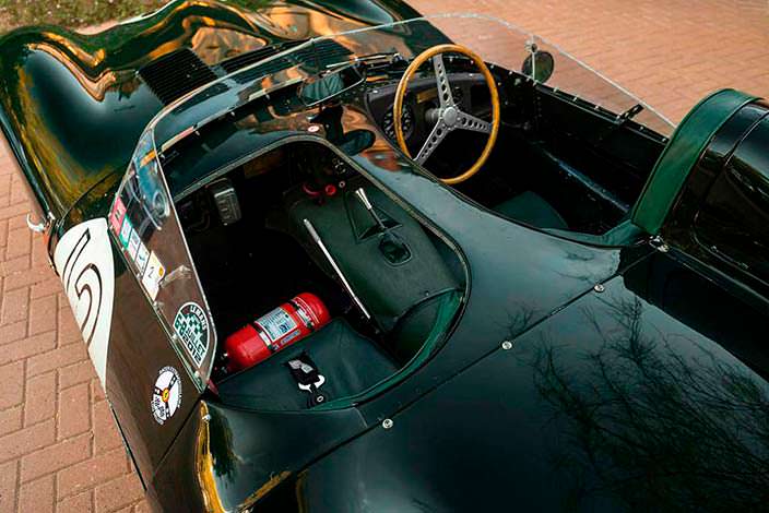 Фото салона Jaguar D-Type 1954 года выпуска