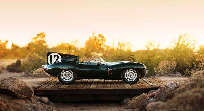 Участник Ле-Мана - гоночный Jaguar D-Type 1954 года выпуска