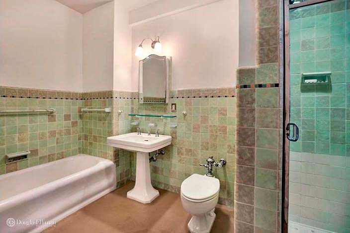 Ванная комната в стиле ар-деко