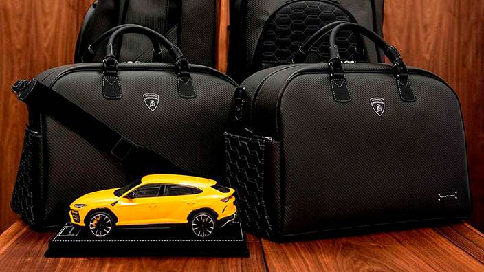Фирменные дорожные сумки Lamborghini